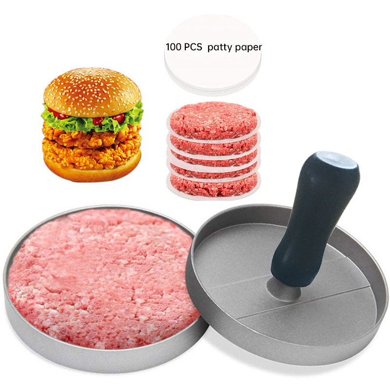Hot Dog Press - Burger Press Patty Maker Stainless Steel