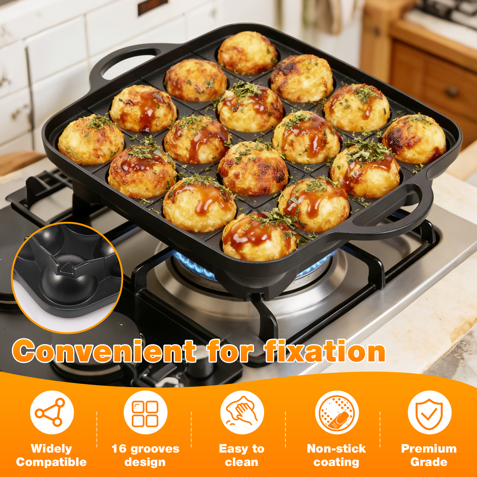 Takoyaki Pan Nonstick Japanese - Takoyaki Grill Plate review and price