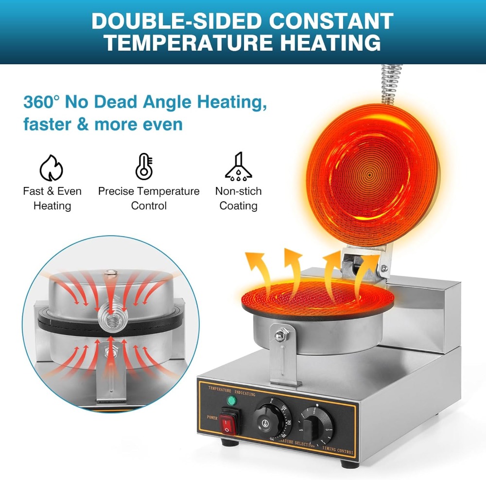 1200W Commercial Waffle Cone M - Waffle Cone Maker review and price