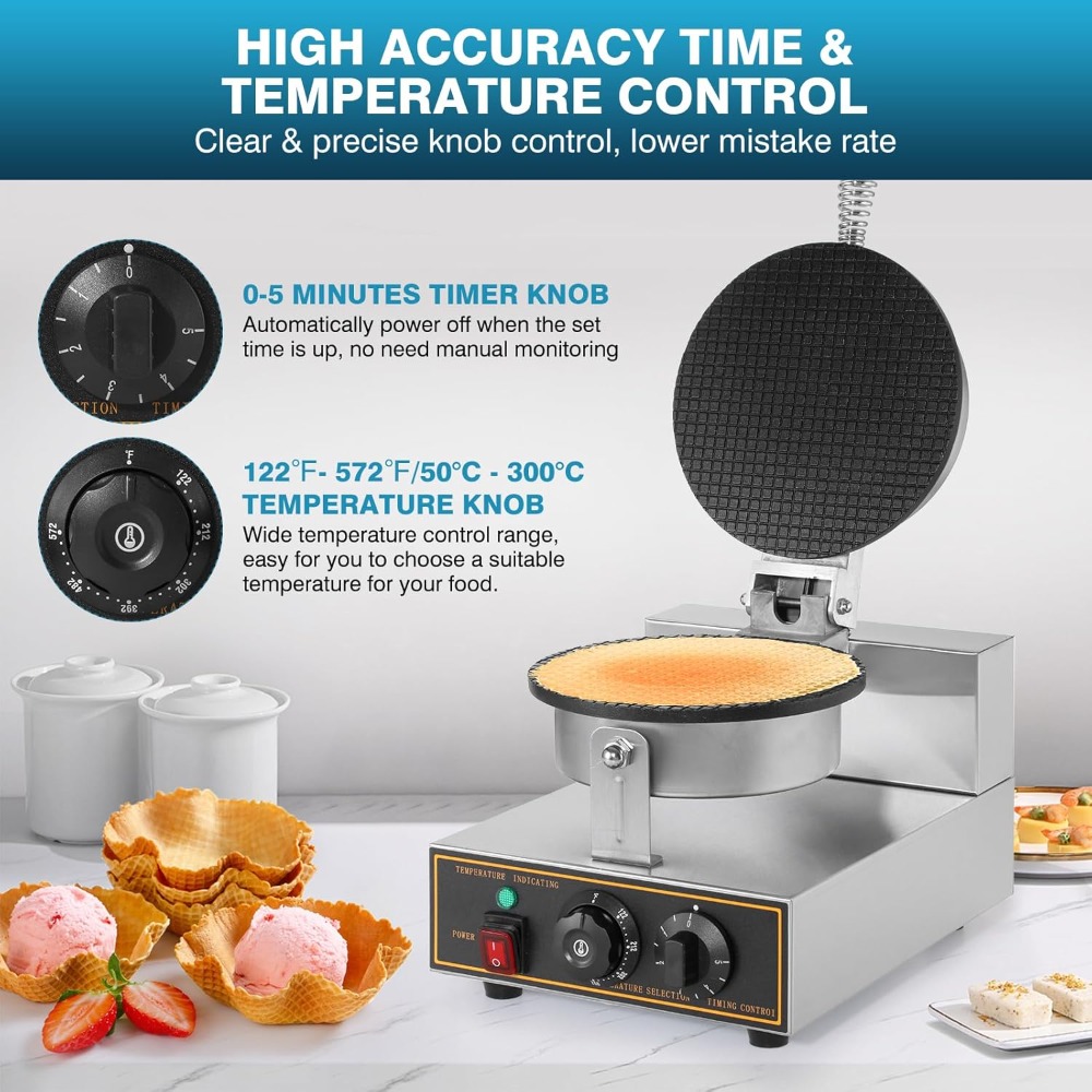 1200W Commercial Waffle Cone M - Waffle Cone Maker review and price