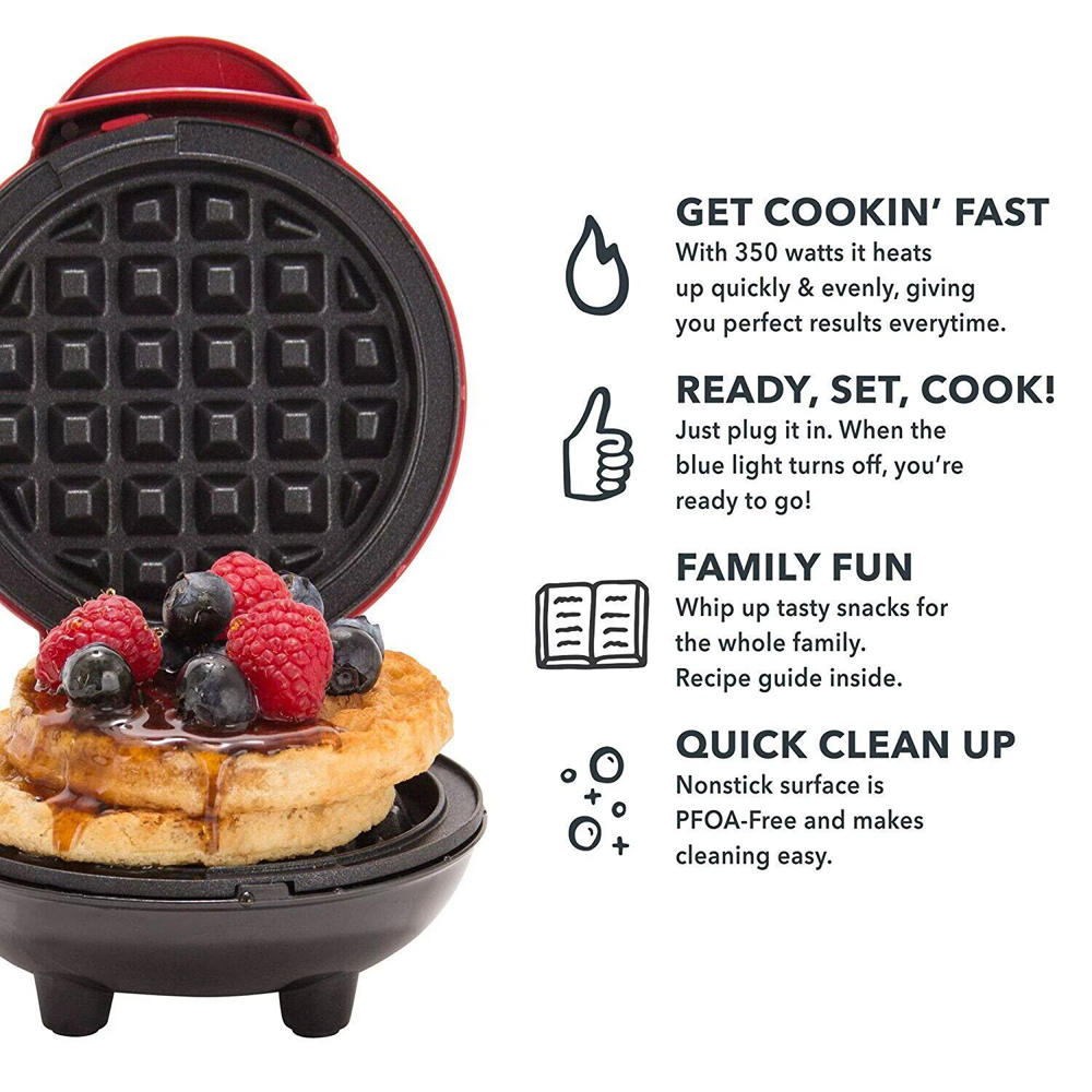 Mini Waffle Maker Bubble Egg C - Mini Pancake Griddle review and price