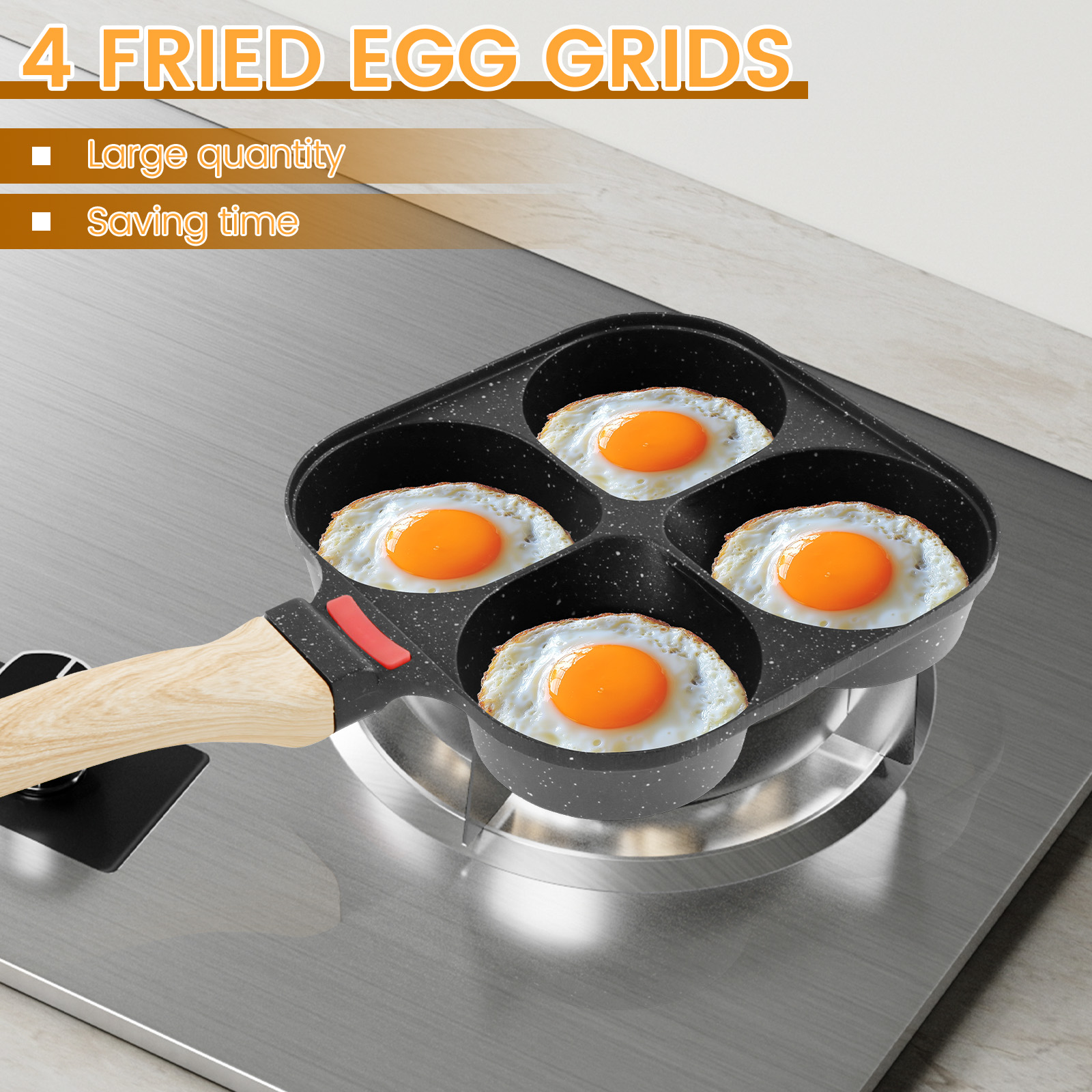 Egg Frying Pan Nonstick Pancak - Egg Waffle Pan review and price