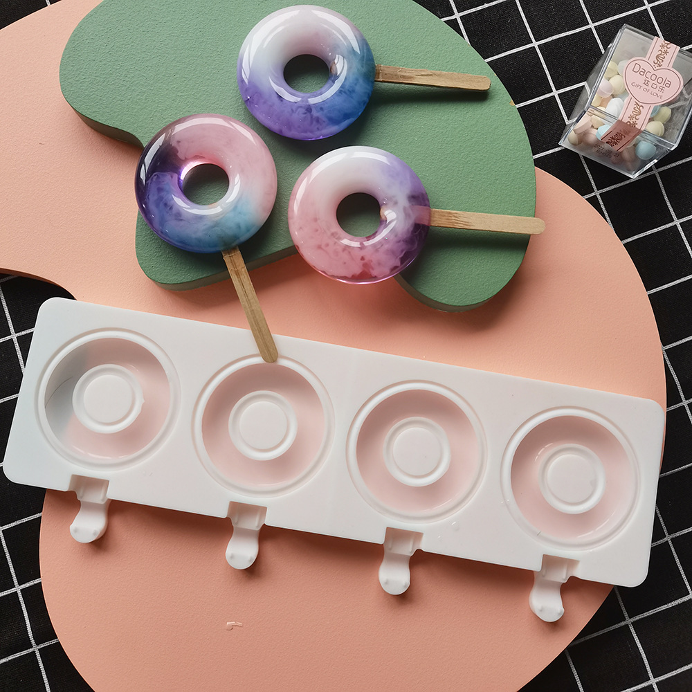 Large Donut 4 Cavity Ice Cream - Donut Mold Silicone review and price