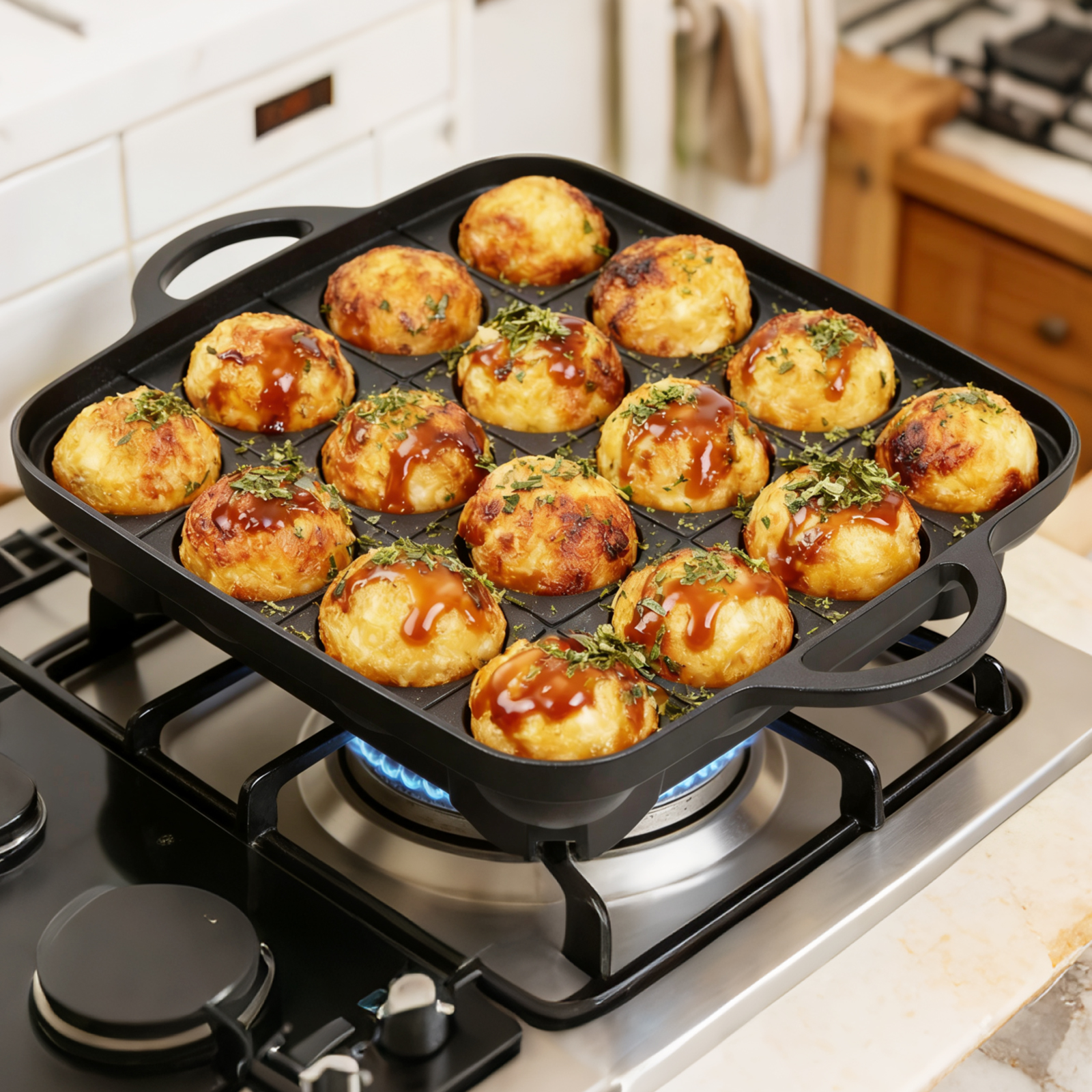 Takoyaki Pan 16 Hole Octopus B - Takoyaki Grill Plate review and price