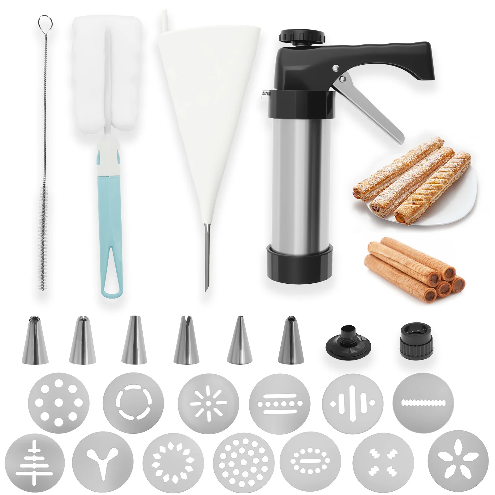 DIY Churro Maker Machine Cooki - Churros Maker Gun review and price