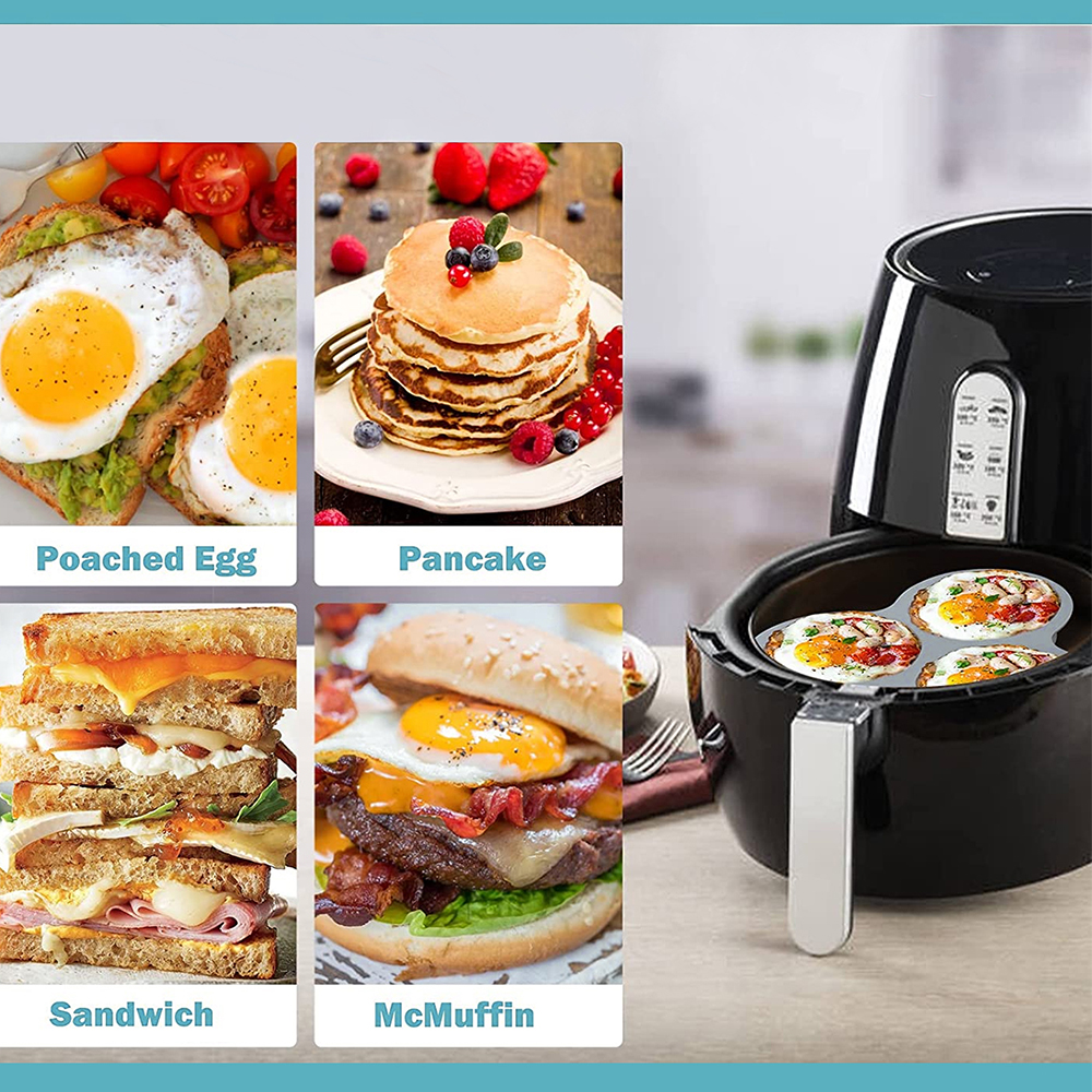 Silicone Egg Mold Air Fryer Eg - Egg Waffle Pan review and price