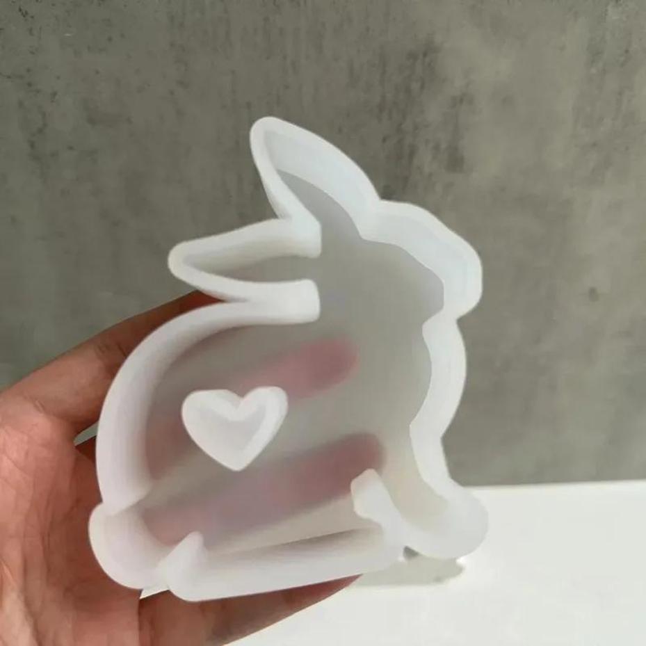 1Pcs Heart Shaped Bunny Silico - Bunny Cake Mold review and price