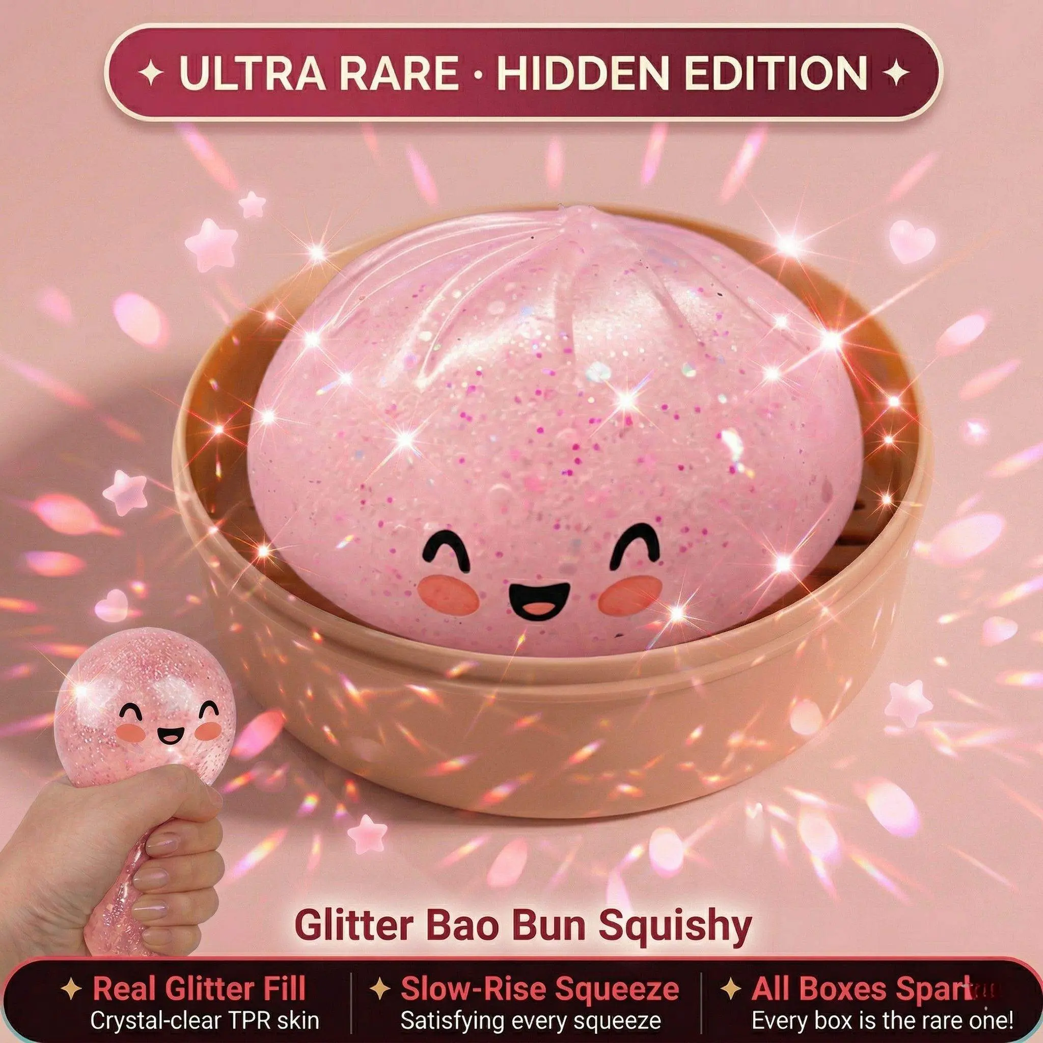 1pc Bamboo Steamer Bao Squishy - Bao Steamer Bamboo review and price
