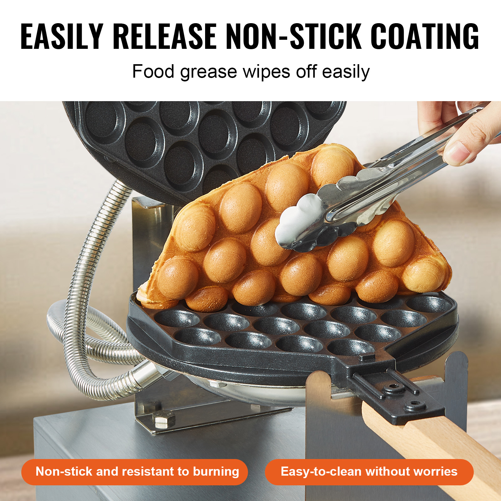 HomeWise Commercial Egg Bubble - Egg Waffle Pan review and price