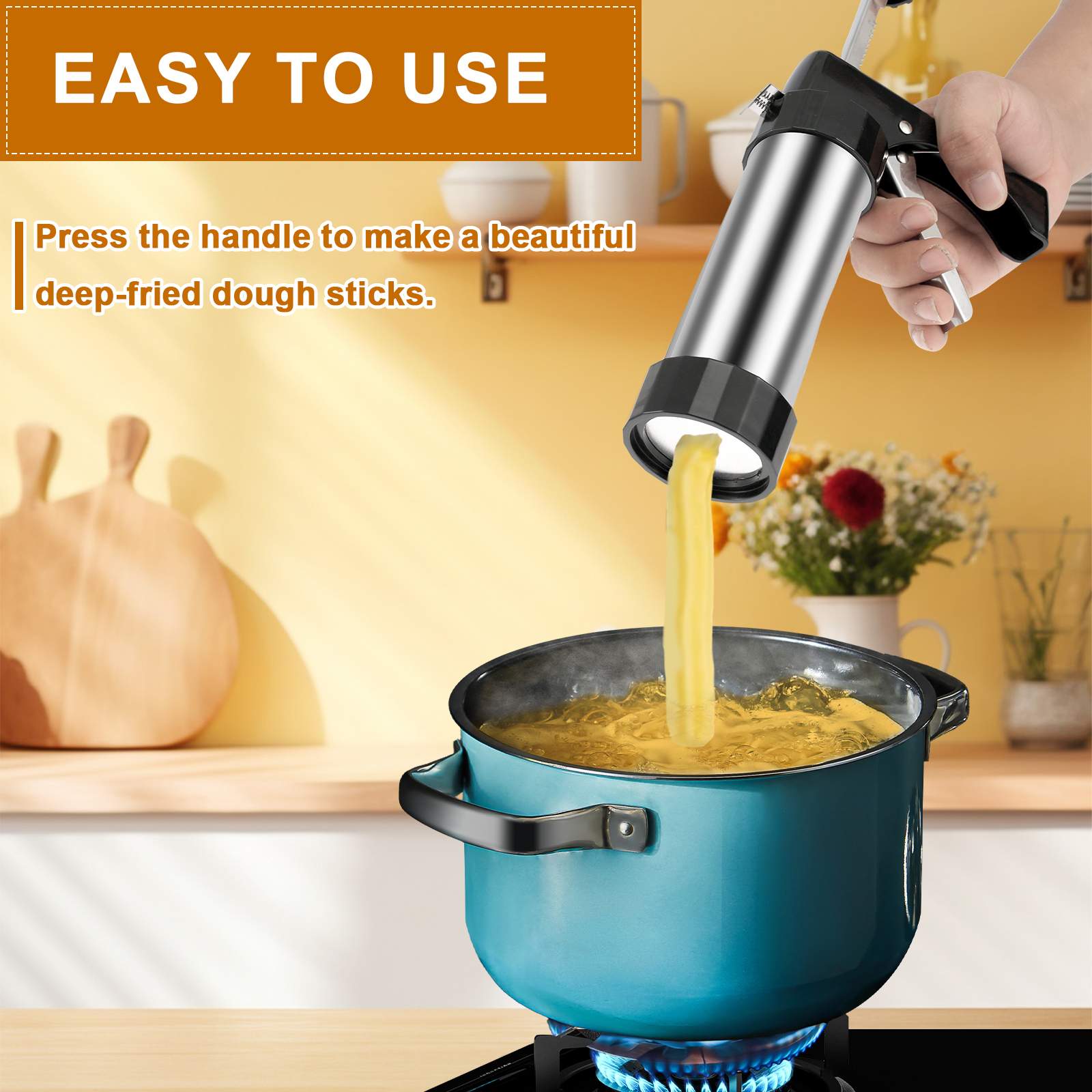 Churro Maker Machine Cookie Pr - Churros Maker Gun review and price