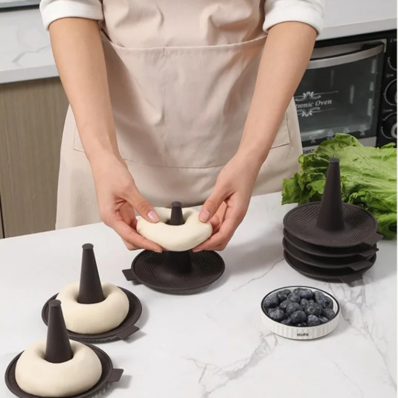 6Pcs Baking Mold Bread Donut P - Donut Mold Silicone review and price