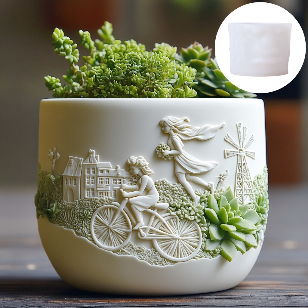 Beauty holding horse relief su - Potsticker Mold review and price