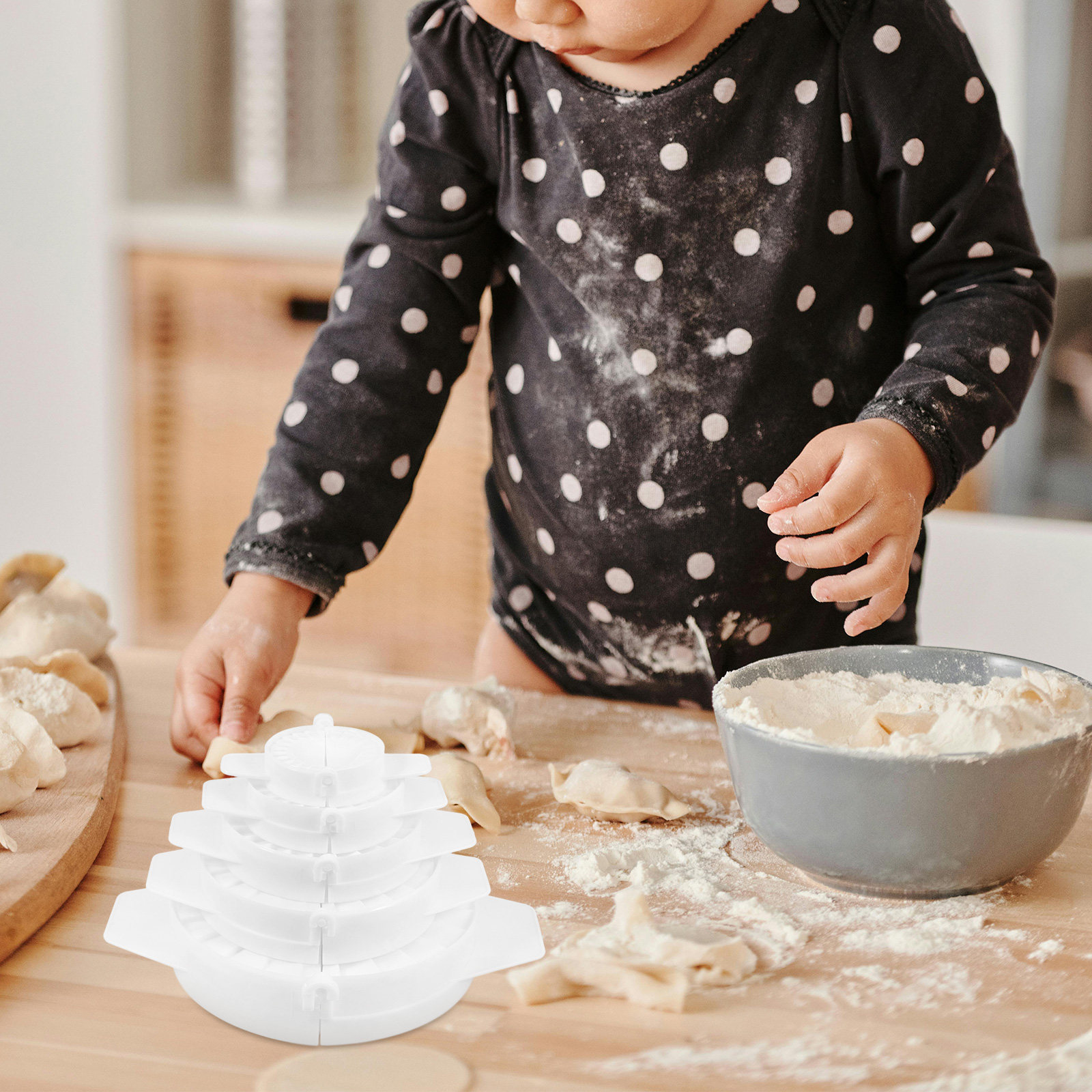 5Pcs Dumpling Maker Set Manual - Dumpling Press Set review and price