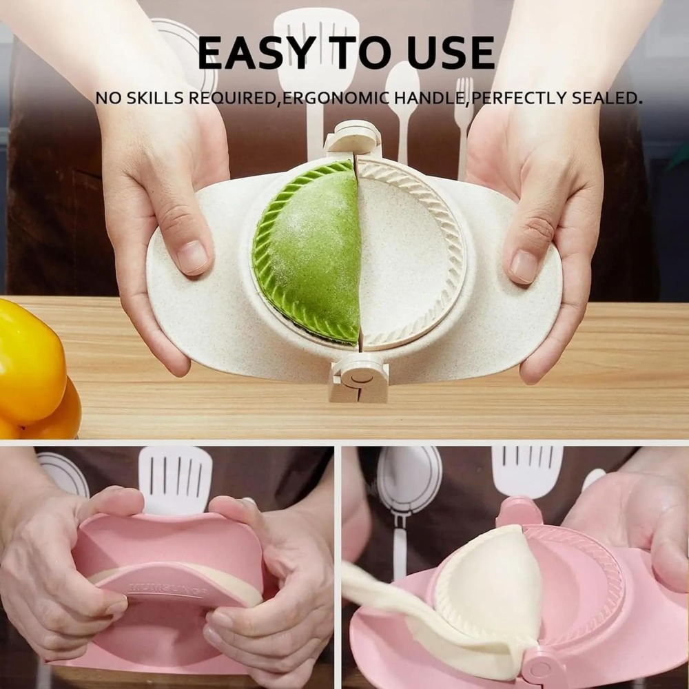 Dumpling Maker Set with Dough  - Dumpling Press Set review and price