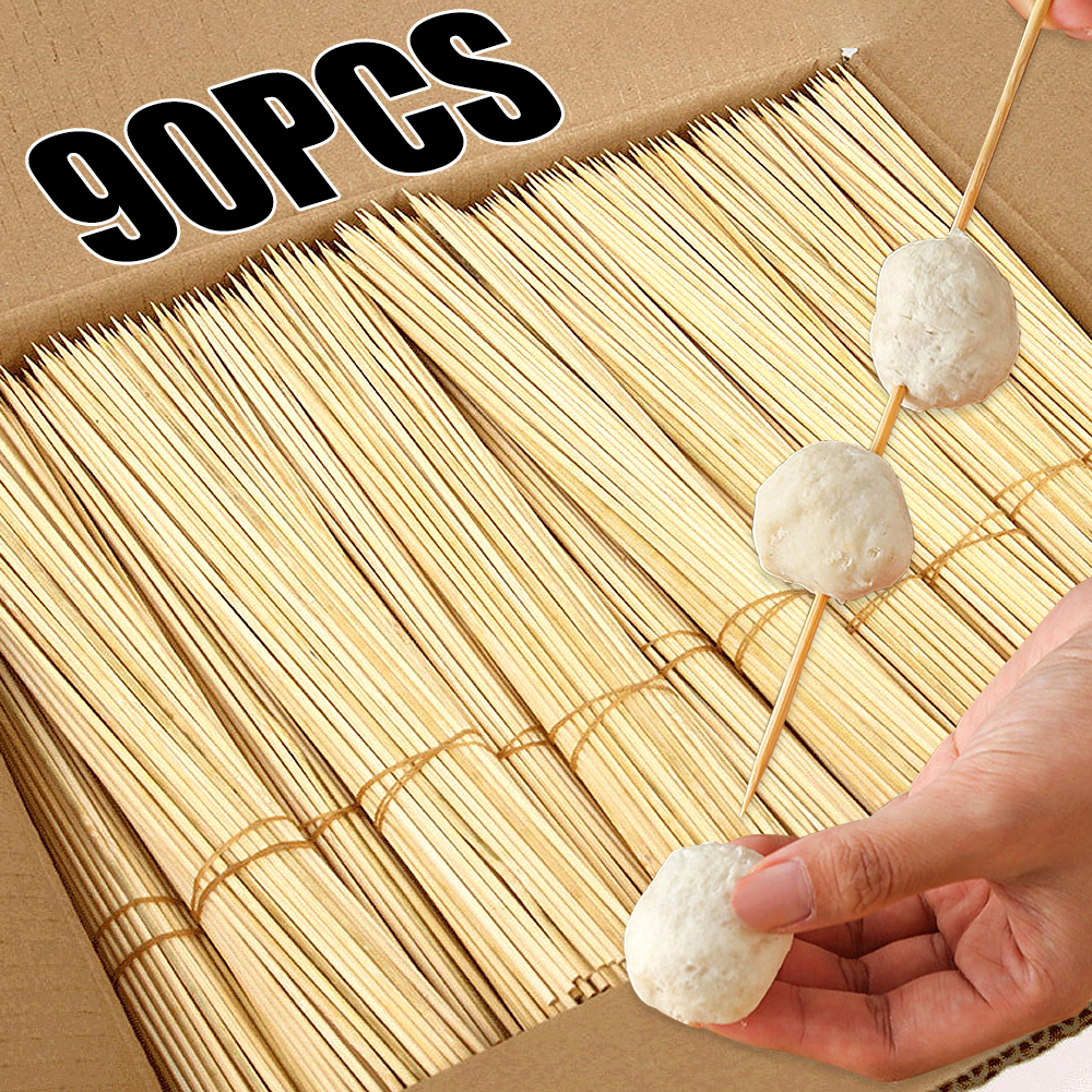 90pcs Bamboo Stick Food Grade  - Corn Dog Stick review and price