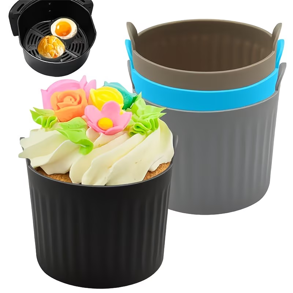 New air fryer baking cup silic - Egg Waffle Pan review and price