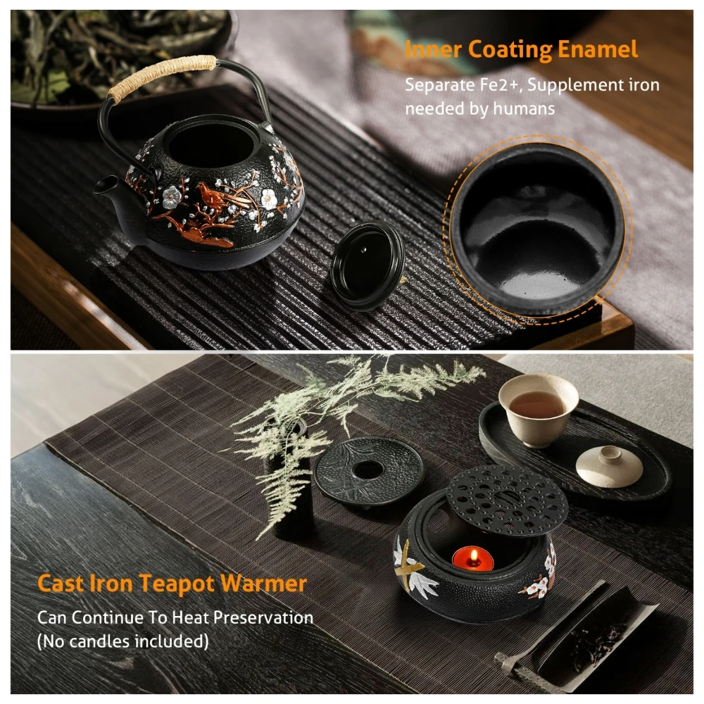 Cast Iron Teapot Set with Alco - Cast Iron Corn review and price