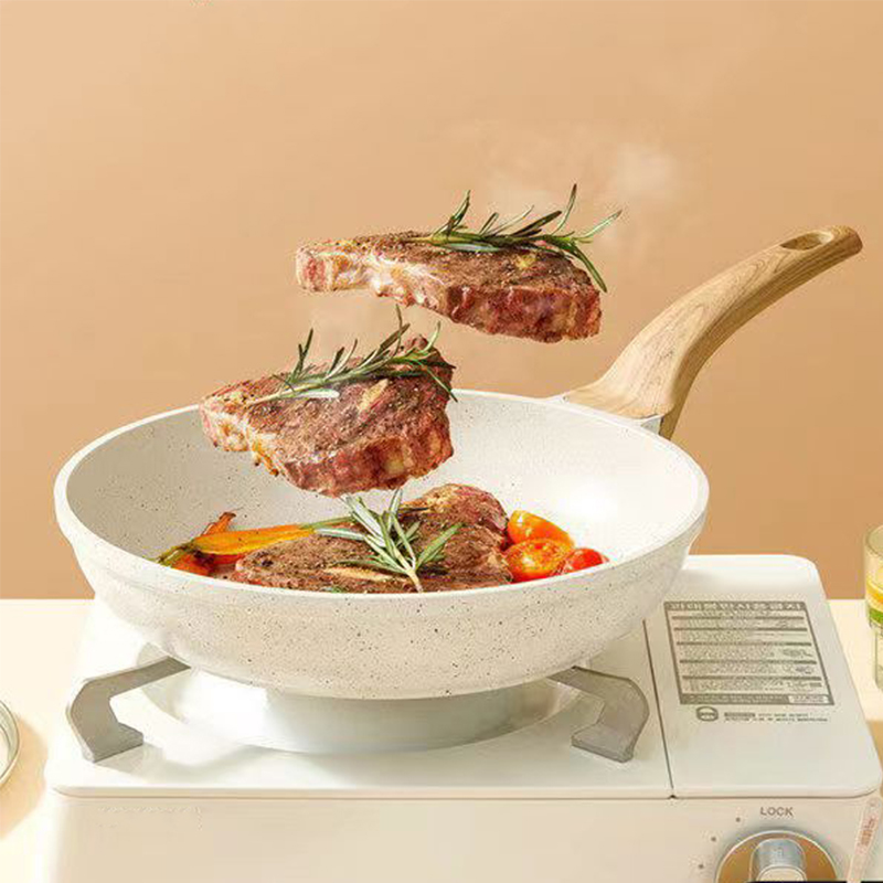 Non-stick Wok Frying Pan Ceram - Danish Pancake Pan review and price