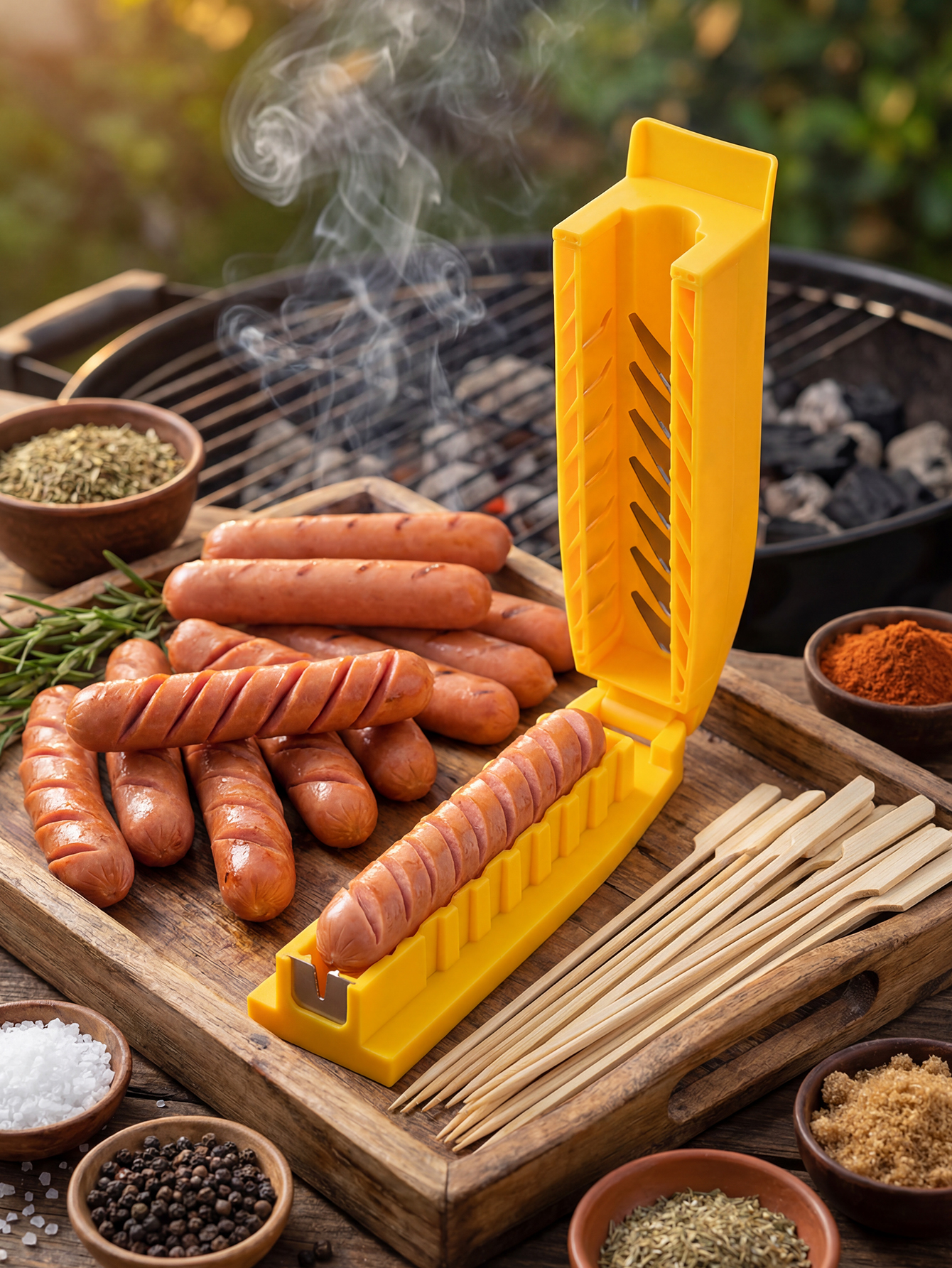 Manual Sausage Slicing Tool Re - Hot Dog Press review and price