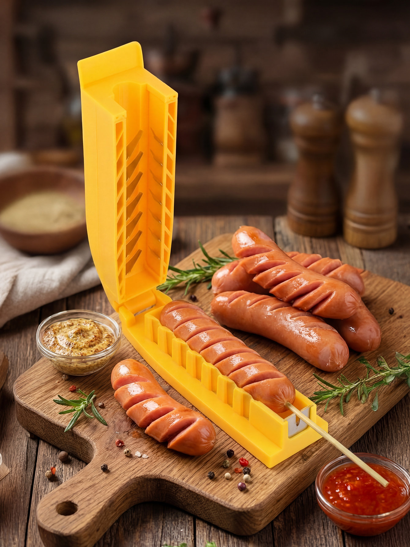 Manual Sausage Slicing Tool Re - Hot Dog Press review and price