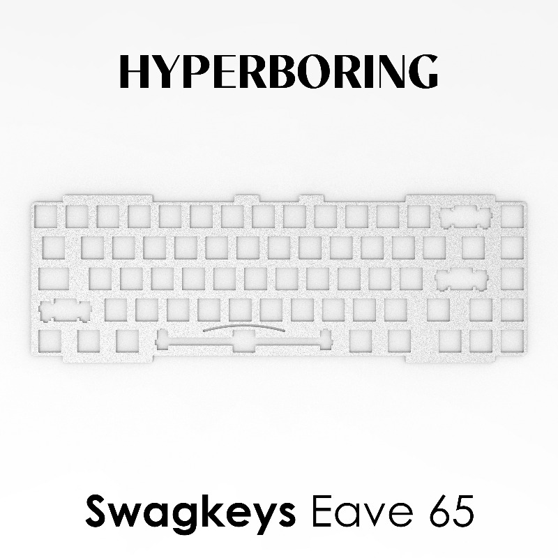 Swagkeys Eave65 Keyboard Posit - Crepe Pan Carbon review and price