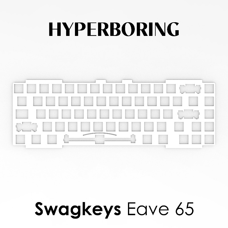 Swagkeys Eave65 Keyboard Posit - Crepe Pan Carbon review and price