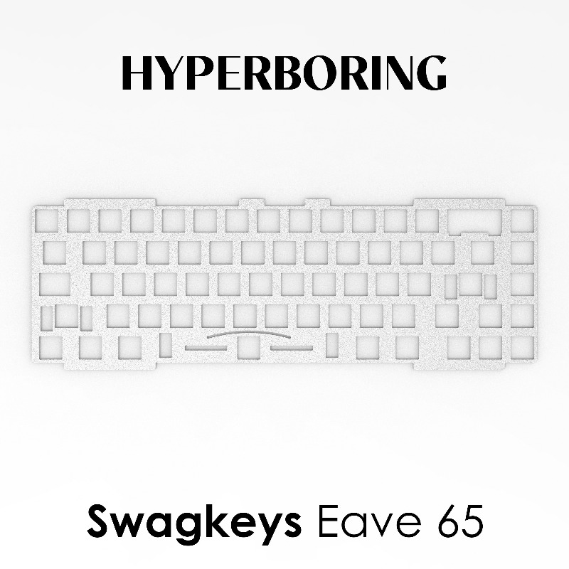 Swagkeys Eave65 Keyboard Posit - Crepe Pan Carbon review and price