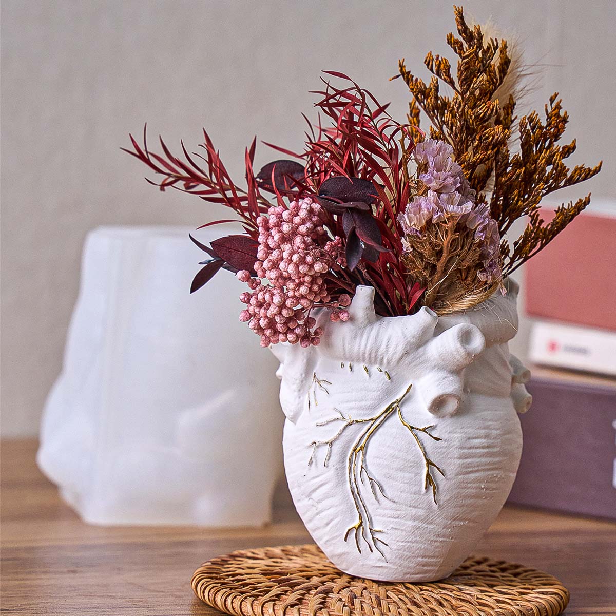 Simulation Heart Vase Silicone - Potsticker Mold review and price