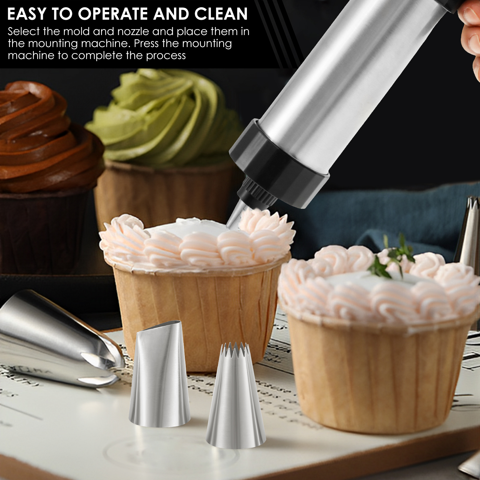 Stainless Steel Cookie Gun Chu - Churros Maker Gun review and price
