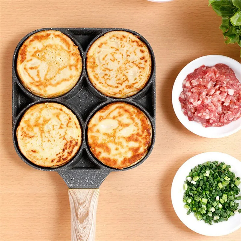 2/4-Hole Frying Pot Pan Thicke - Mini Pancake Griddle review and price
